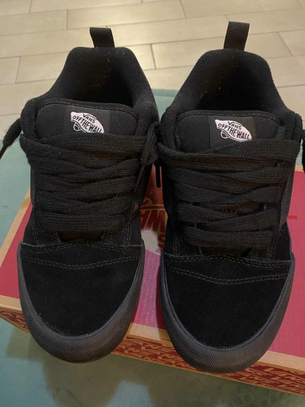 Vans Black Low-Top Skate Sneakers